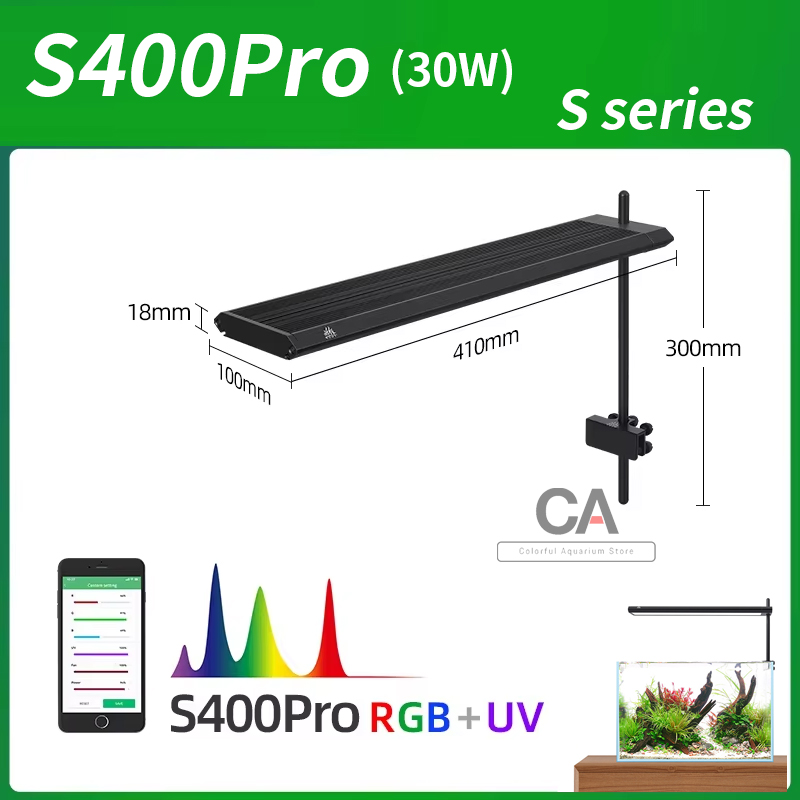 WEEK AQUA S Series RGB+UV Full - đánh giá và giá Planted Aquarium Maintenance