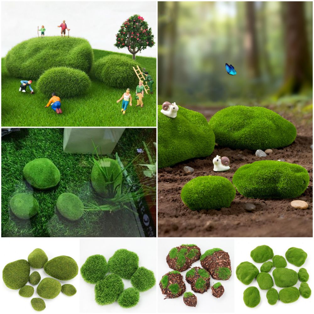 2/4/6/10PCS Green Artificial M - đánh giá và giá Planted Aquarium Moss