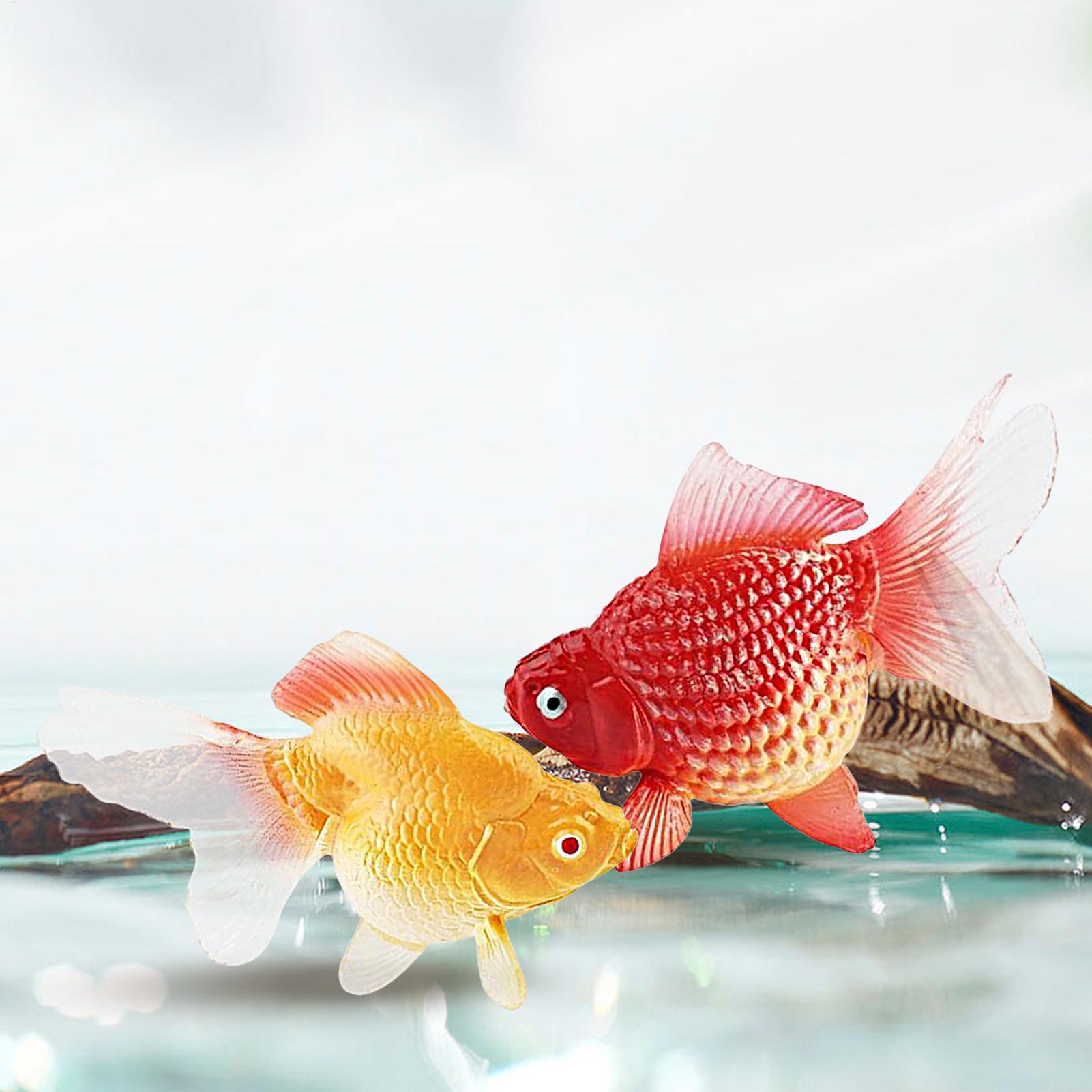 Fake Gold Fish 2Pcs/set Artifi - đánh giá và giá Aquarium Plant Yellowing