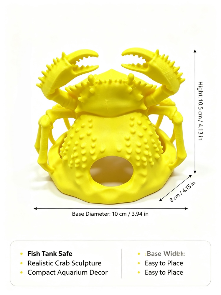 Freshwater aquarium crab decor - đánh giá và giá Aquarium Plant Yellowing