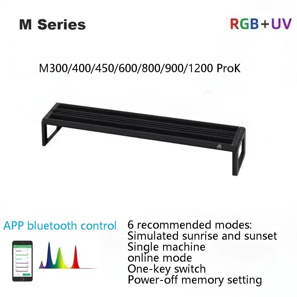 Week Aqua M Series RGB+UV Wate - đánh giá và giá Aquarium Plant Grass